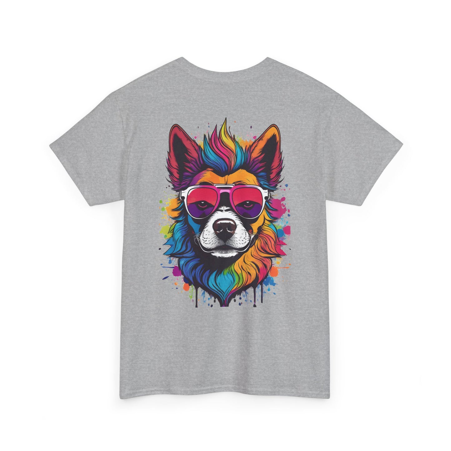 T-Shirt - Psychedelic Dog with Sunglasses