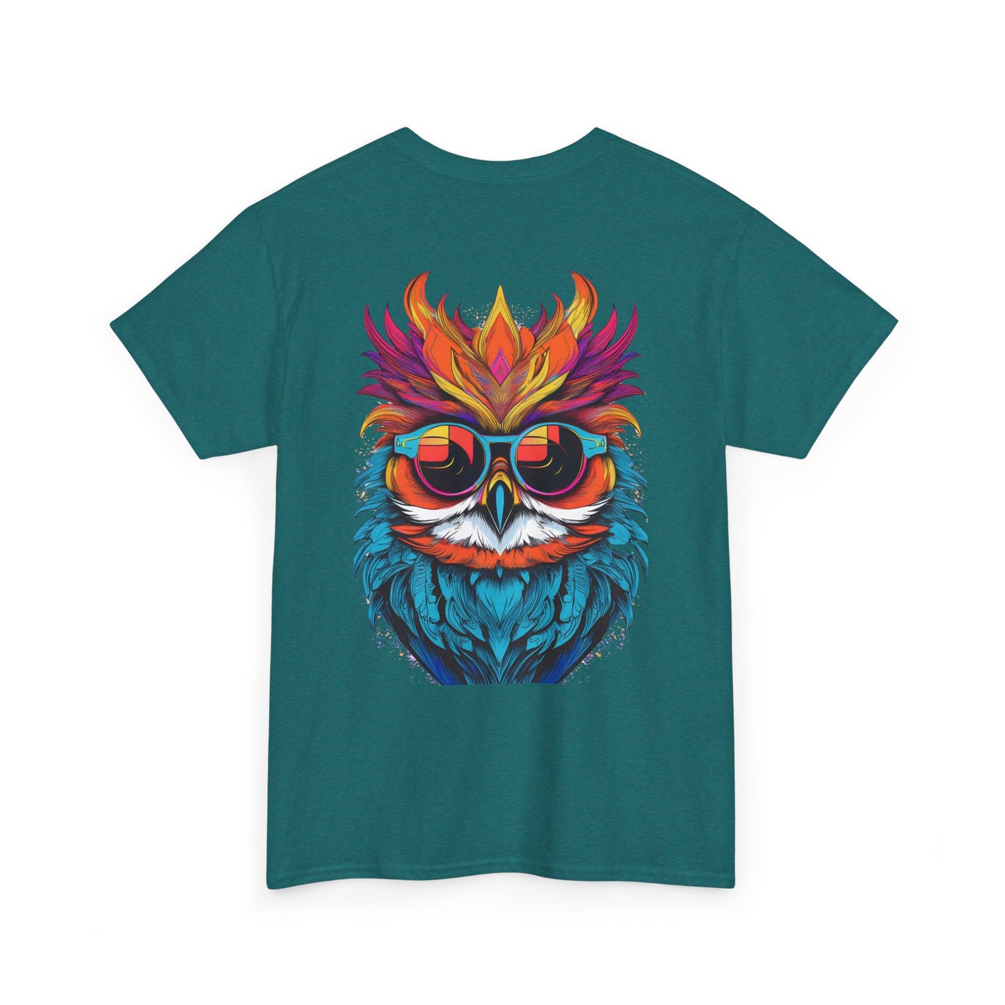 T-Shirt - Psychedelic Owl with Sunglasses