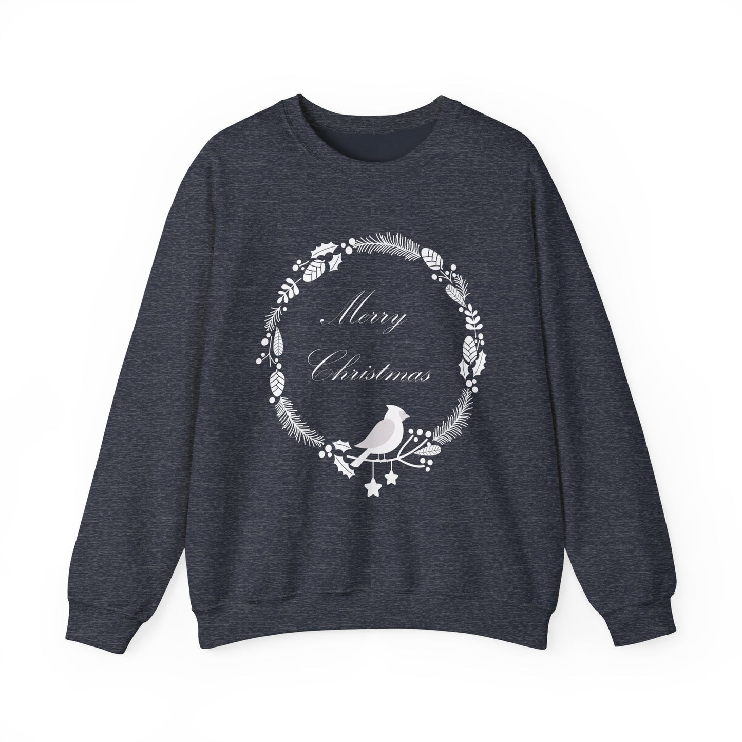 Christmas Cardinal Wreath Sweatshirt