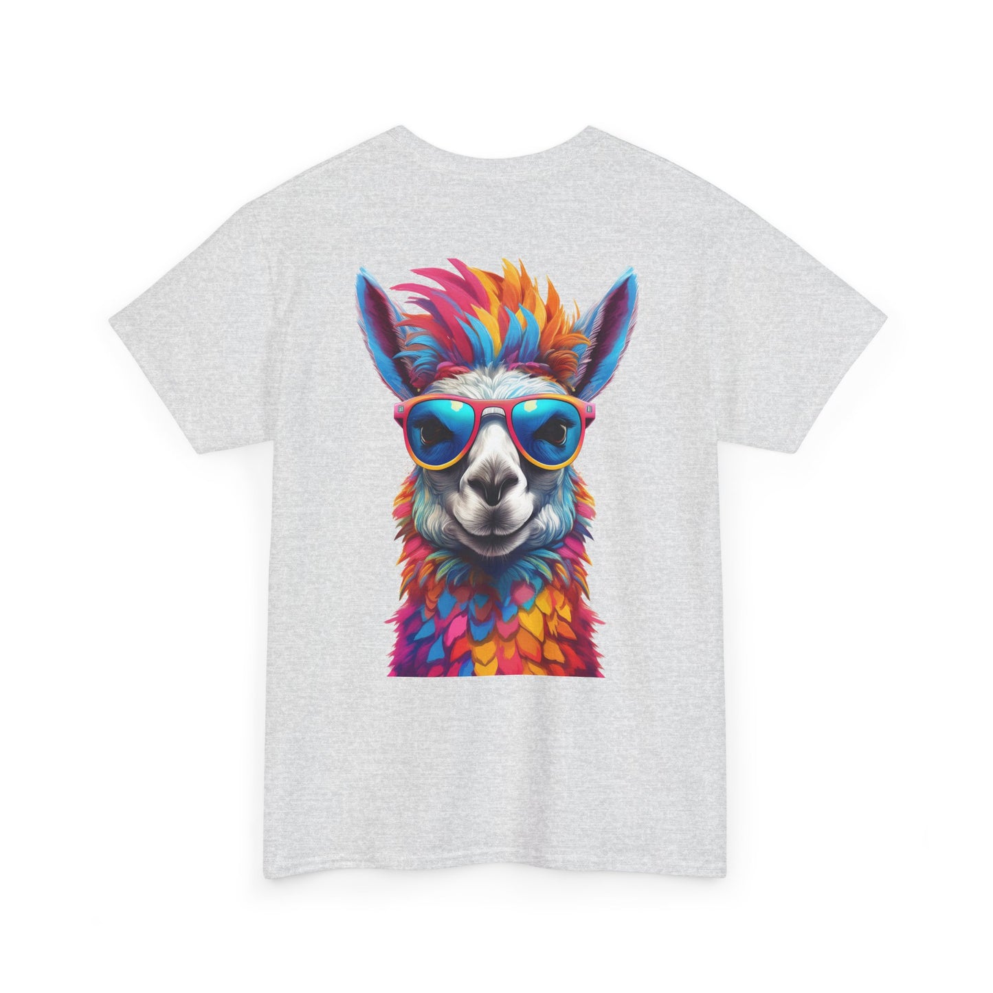 T-Shirt - Psychedelic Llama with Sunglasses