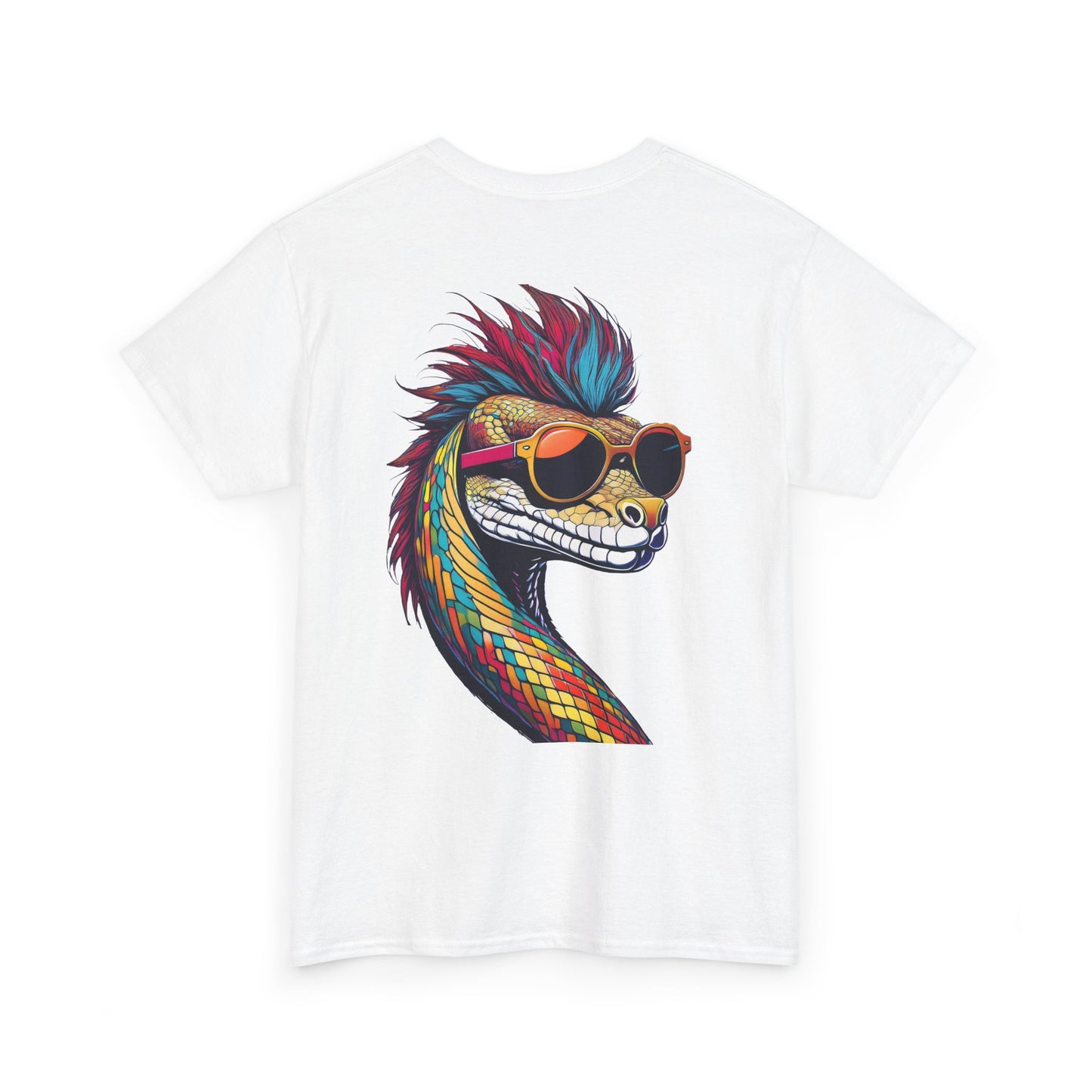 T-Shirt - Psychedelic Snake with Sunglasses