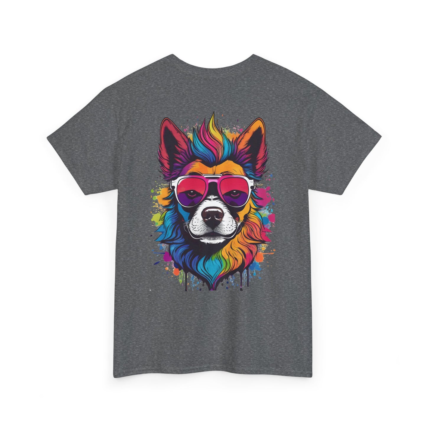 T-Shirt - Psychedelic Dog with Sunglasses