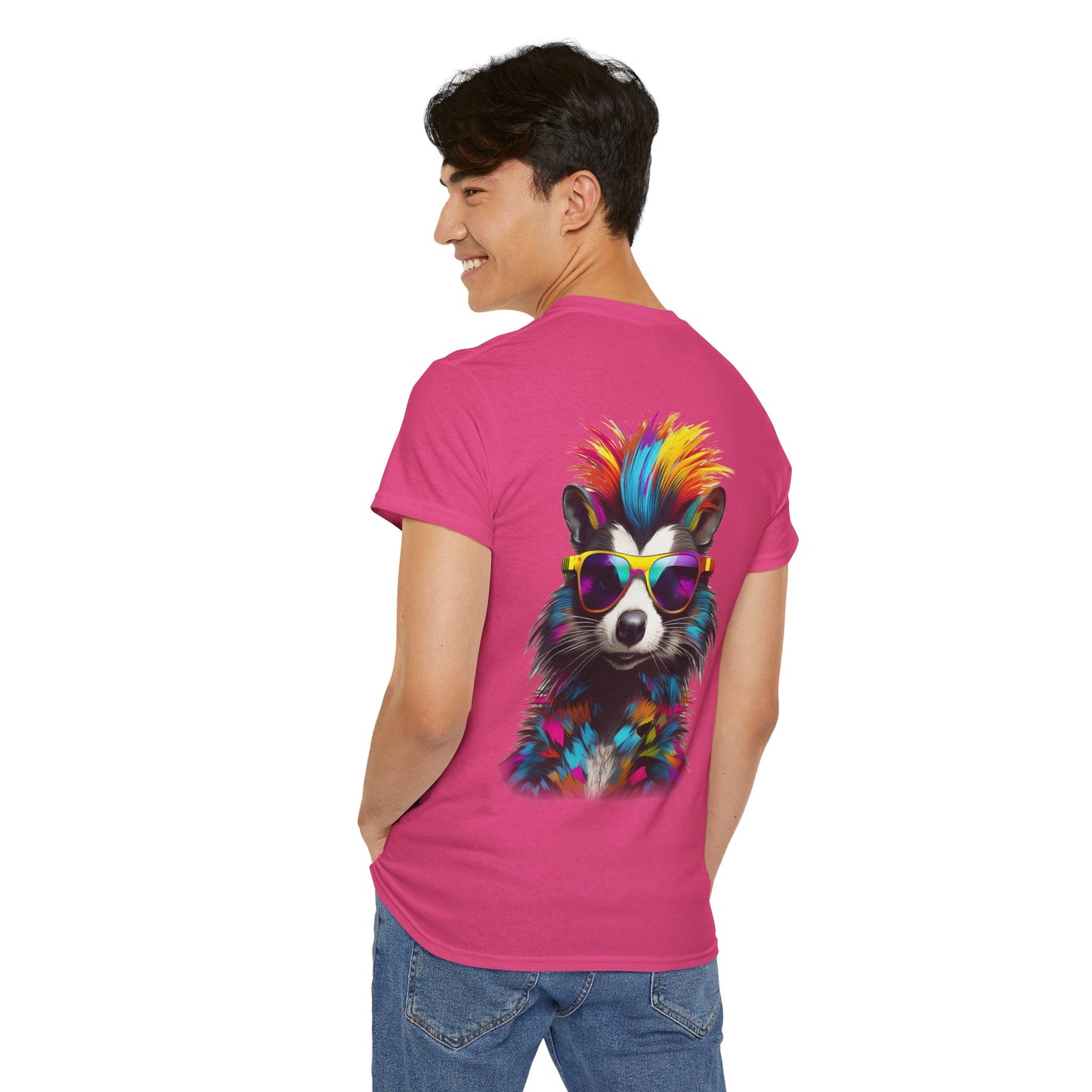 T-Shirt - Psychedelic Skunk with Sunglasses