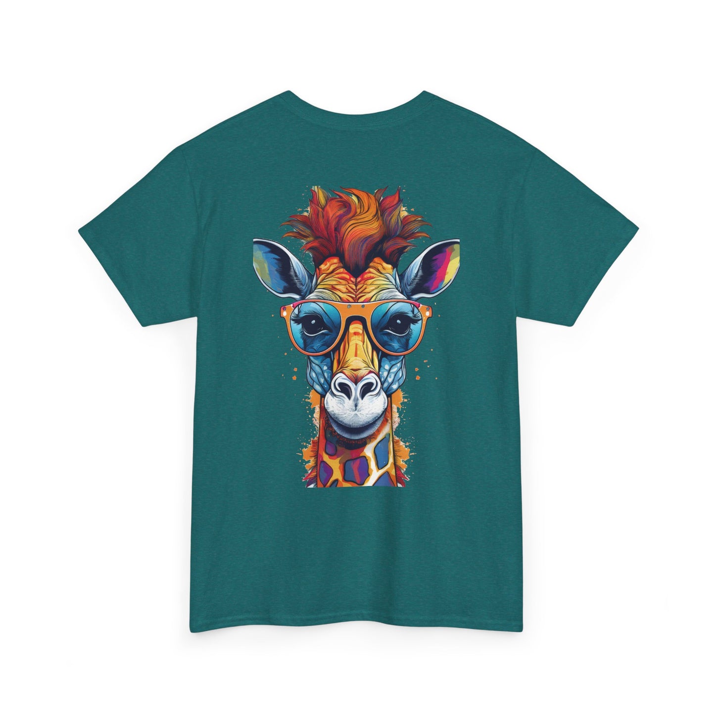 T-Shirt - Psychedelic Giraffe with Sunglasses