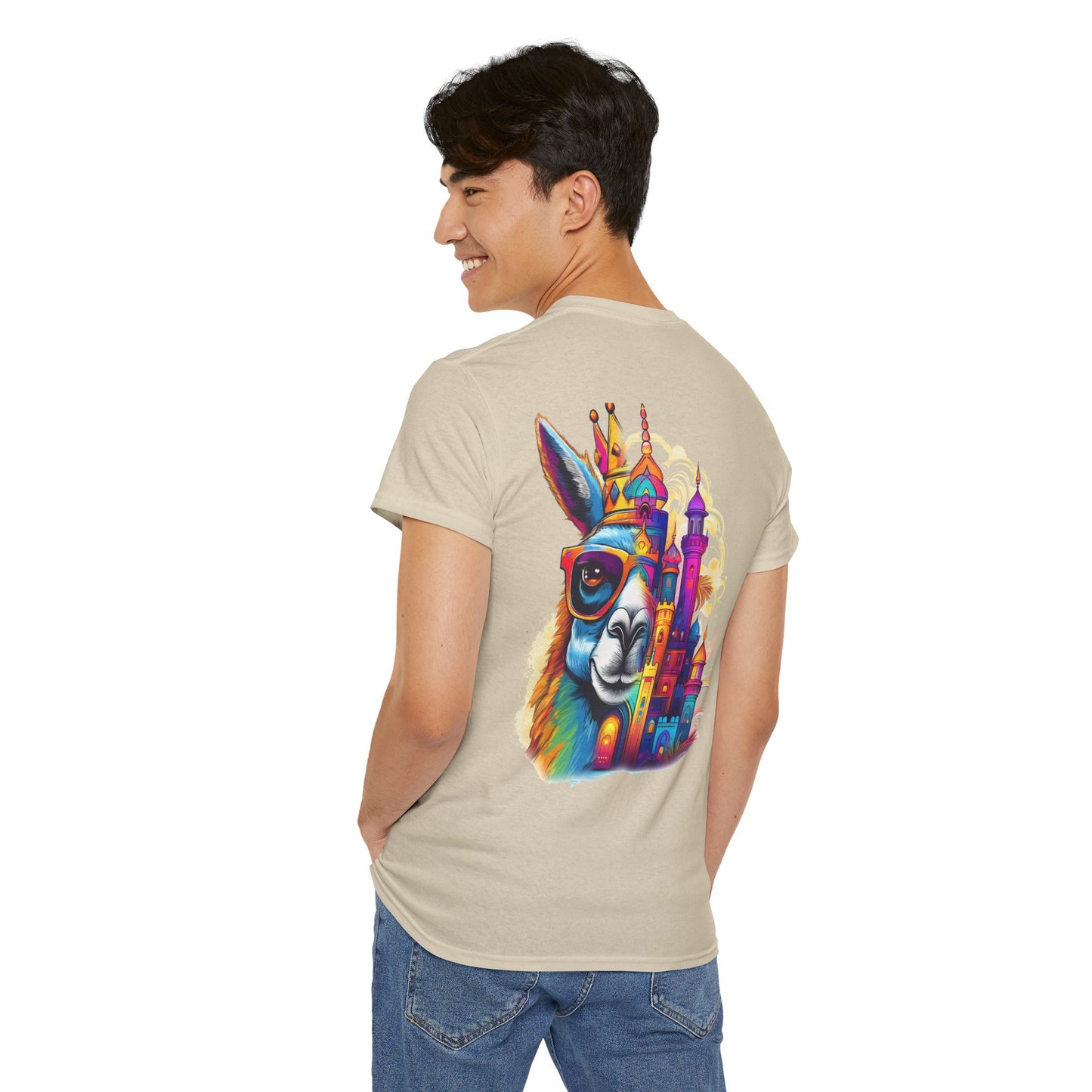 T-Shirt - Royal Llama with Sunglasses