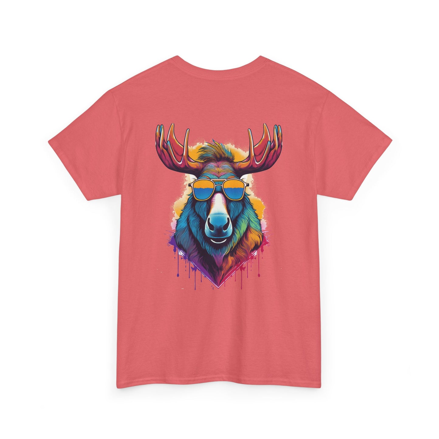 T-Shirt - Psychedelic Moose with Sunglasses