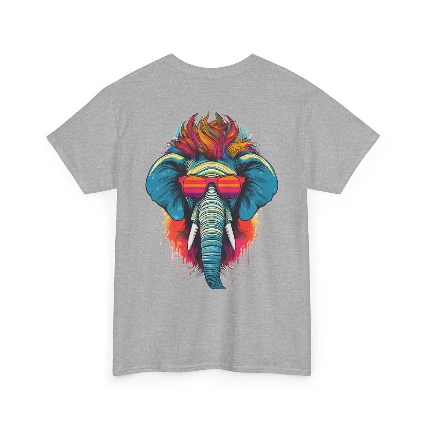 T-Shirt - Psychedelic Elephant with Sunglasses