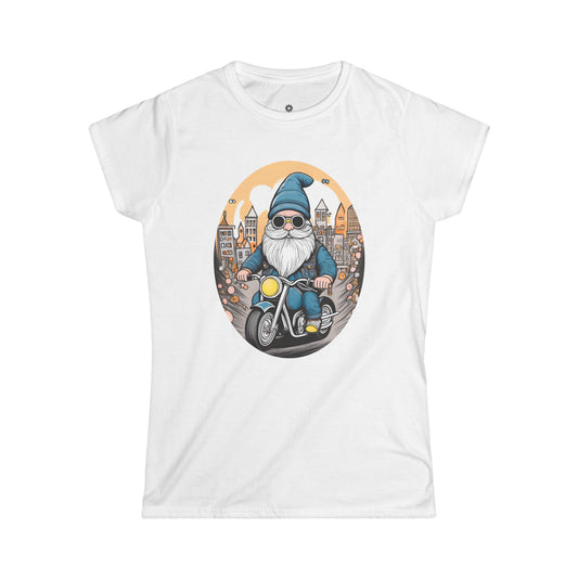 Women's T-Shirt - Gnome City Motorcycle