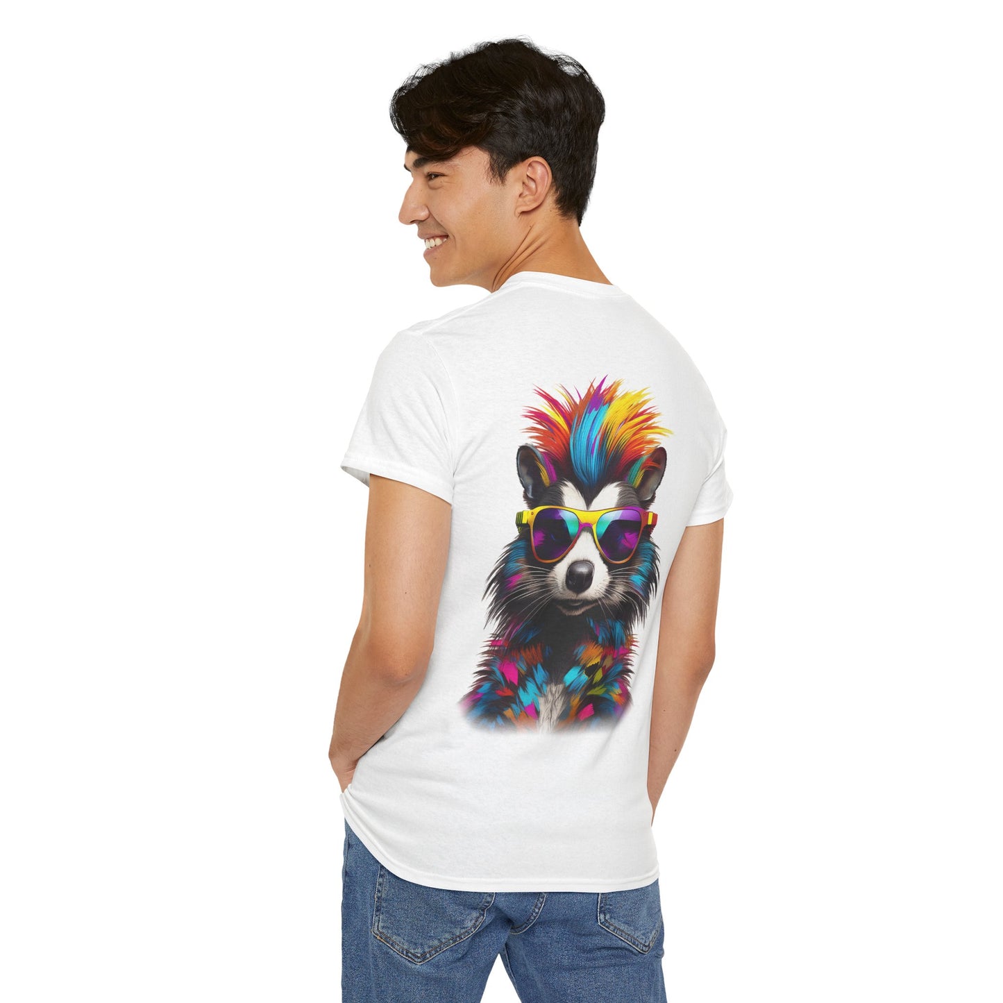 T-Shirt - Psychedelic Skunk with Sunglasses