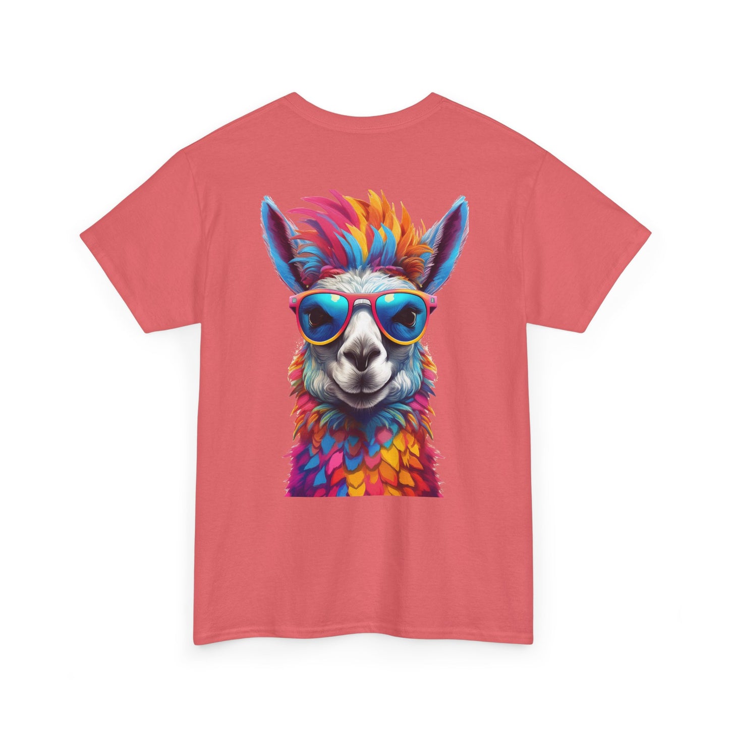 T-Shirt - Psychedelic Llama with Sunglasses