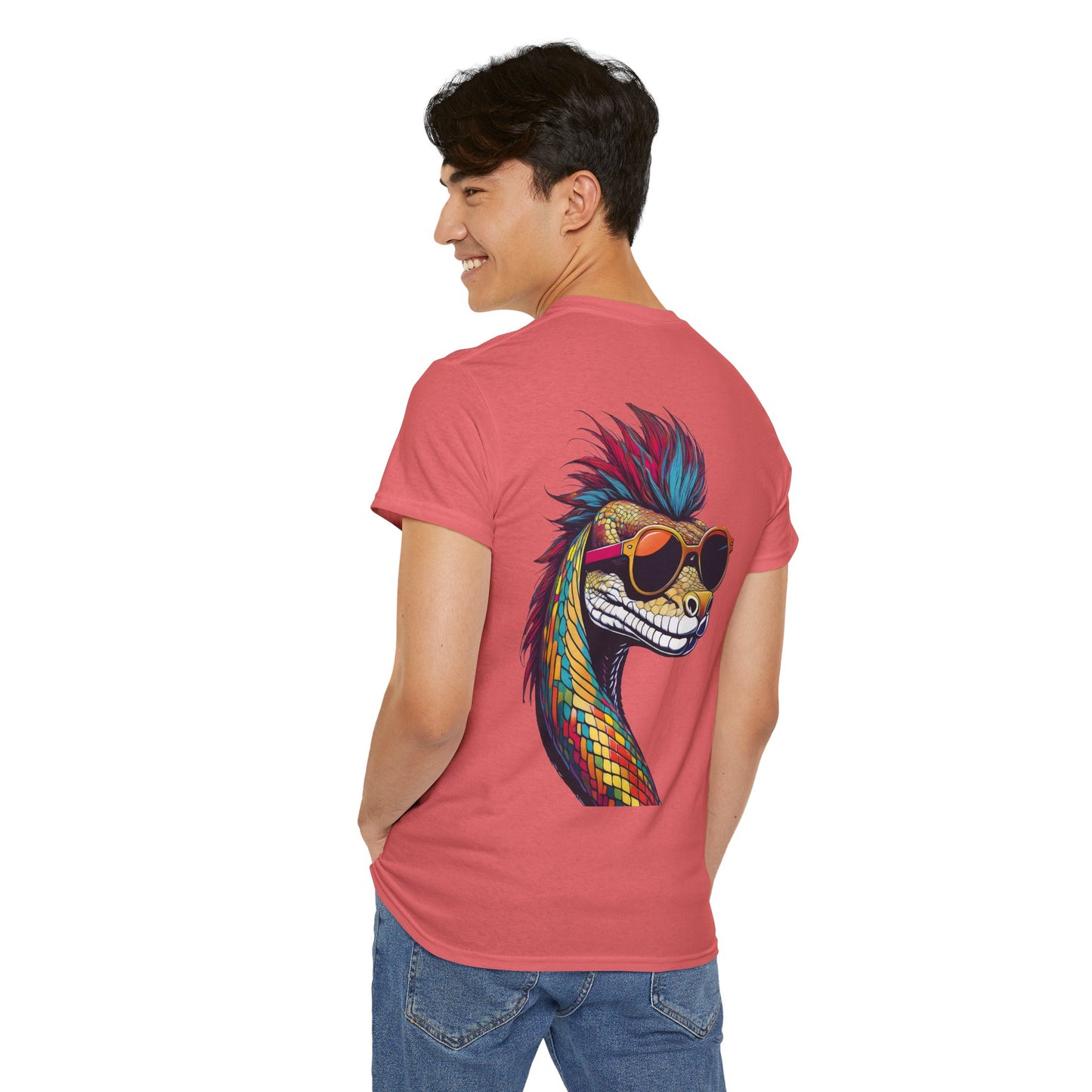 T-Shirt - Psychedelic Snake with Sunglasses