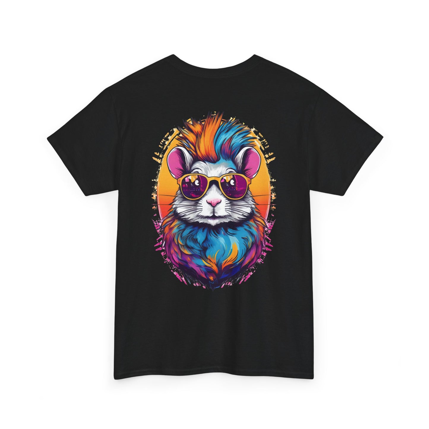 T-Shirt - Psychedelic Gerbil with Sunglasses