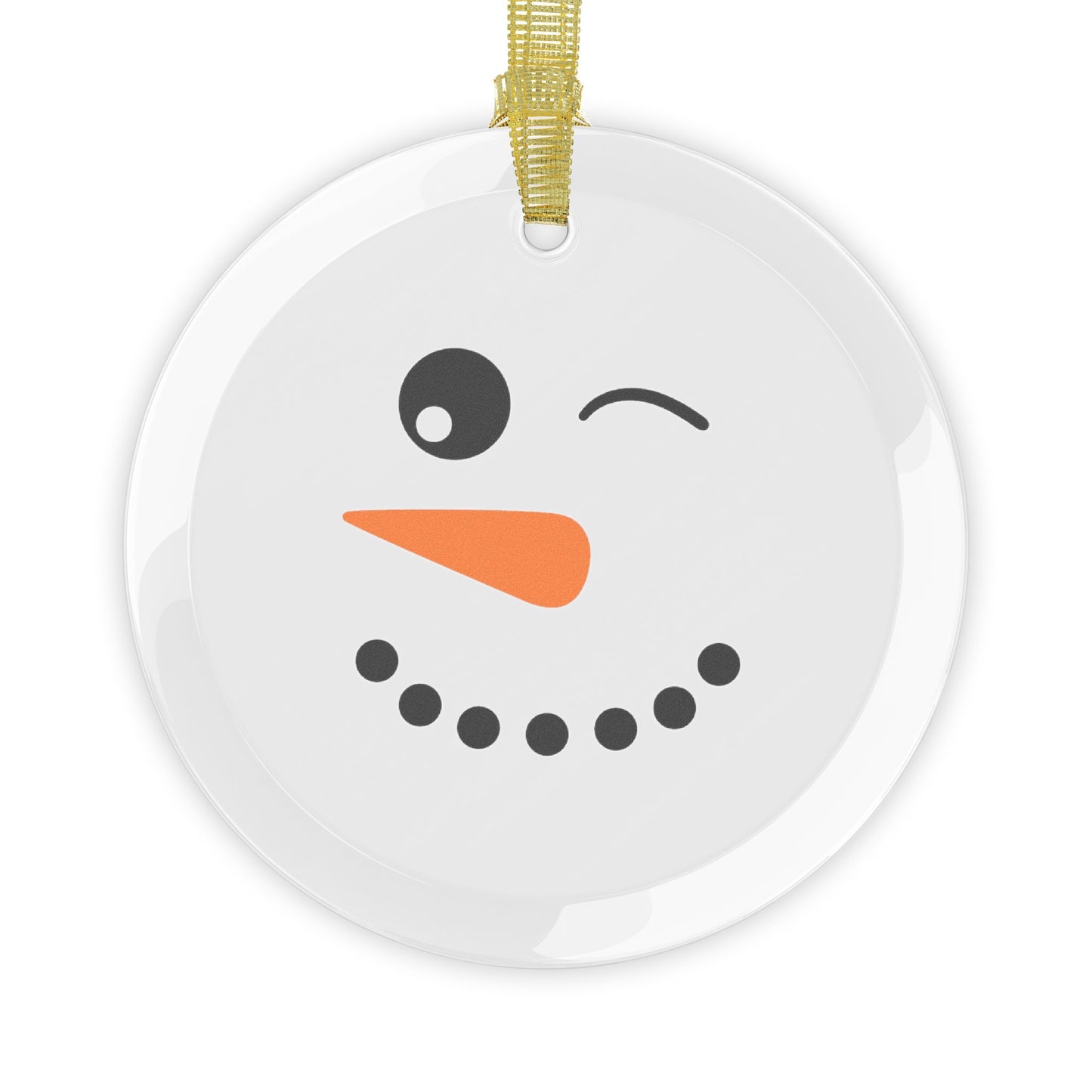 Ornament - Cute Snowman Face