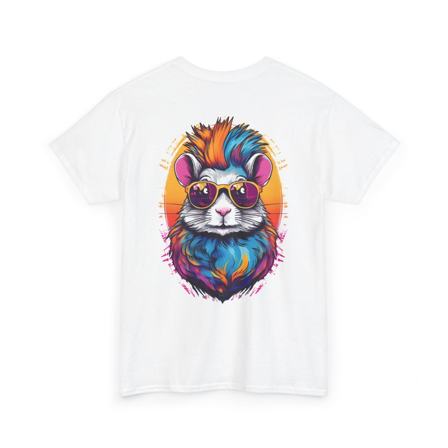 T-Shirt - Psychedelic Gerbil with Sunglasses