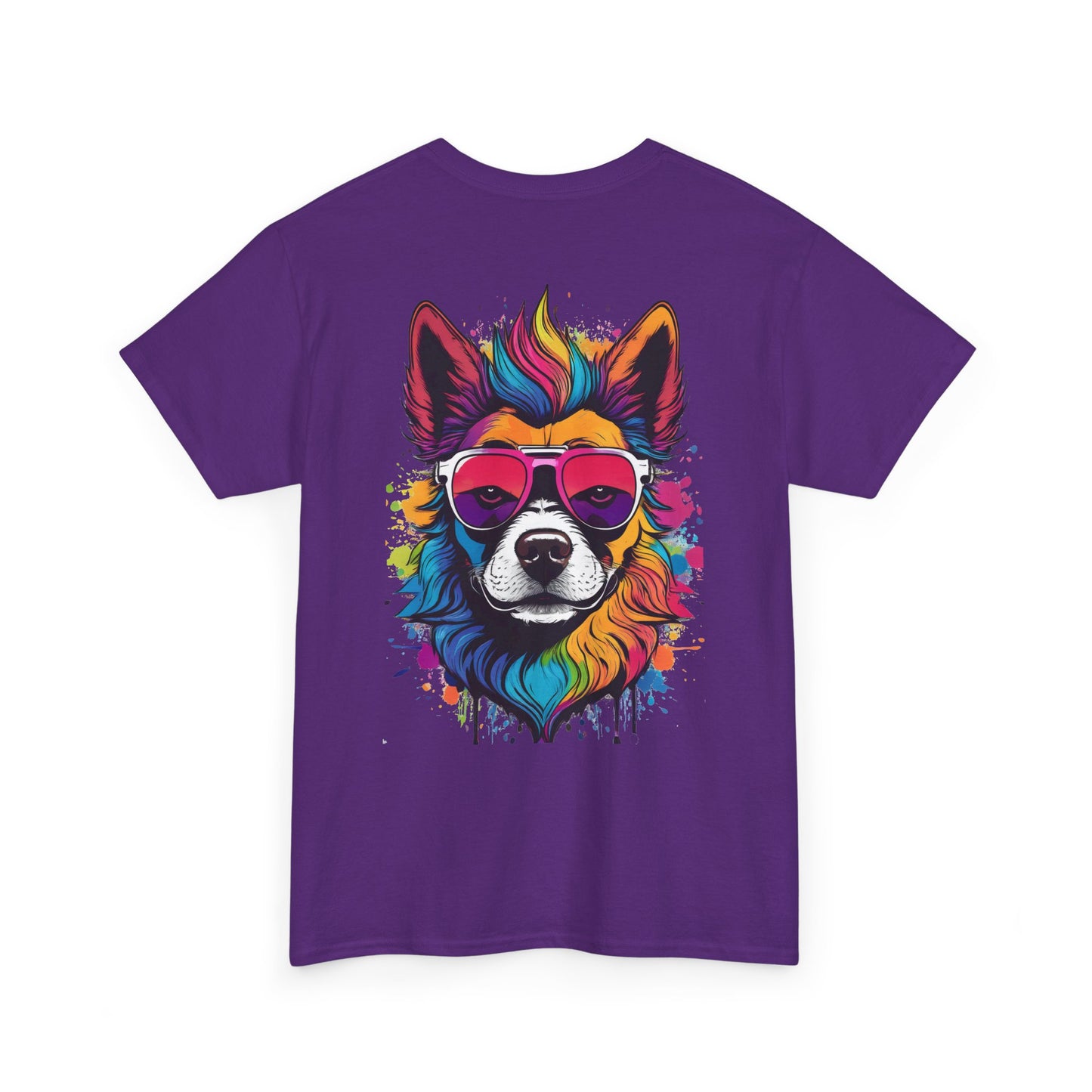 T-Shirt - Psychedelic Dog with Sunglasses